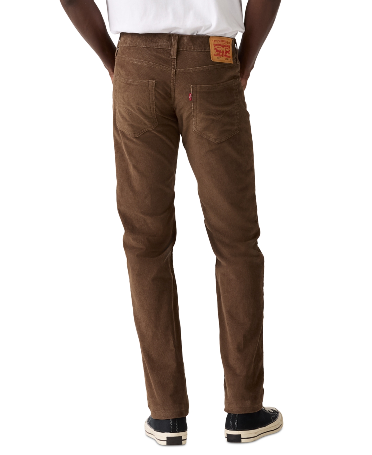 Levi's Men's 511 Slim-fit Corduroy Pants In Blue