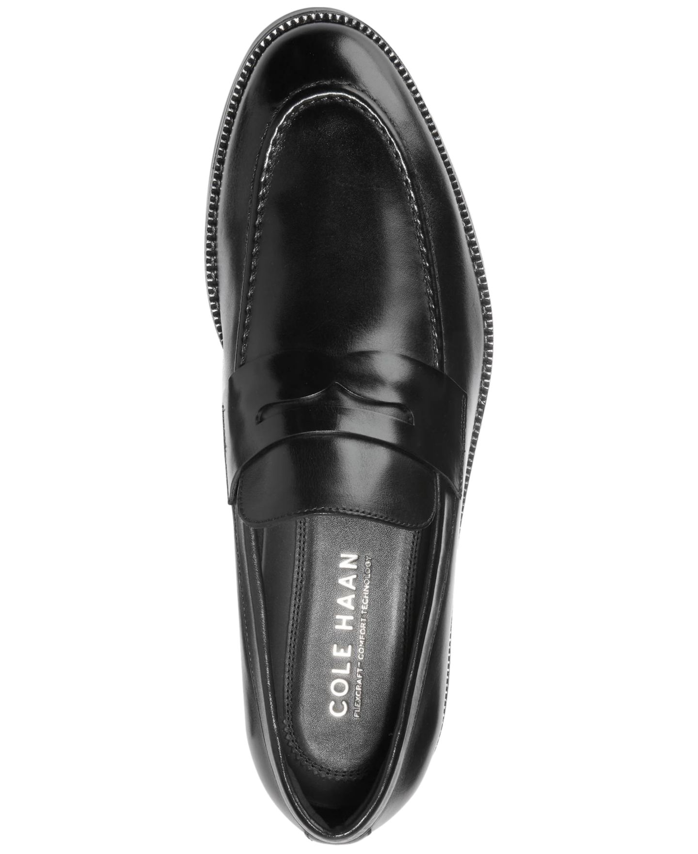 Мужские туфли Cole Haan Ledley Penny Loafer, цвет: Чёрный — фото 5