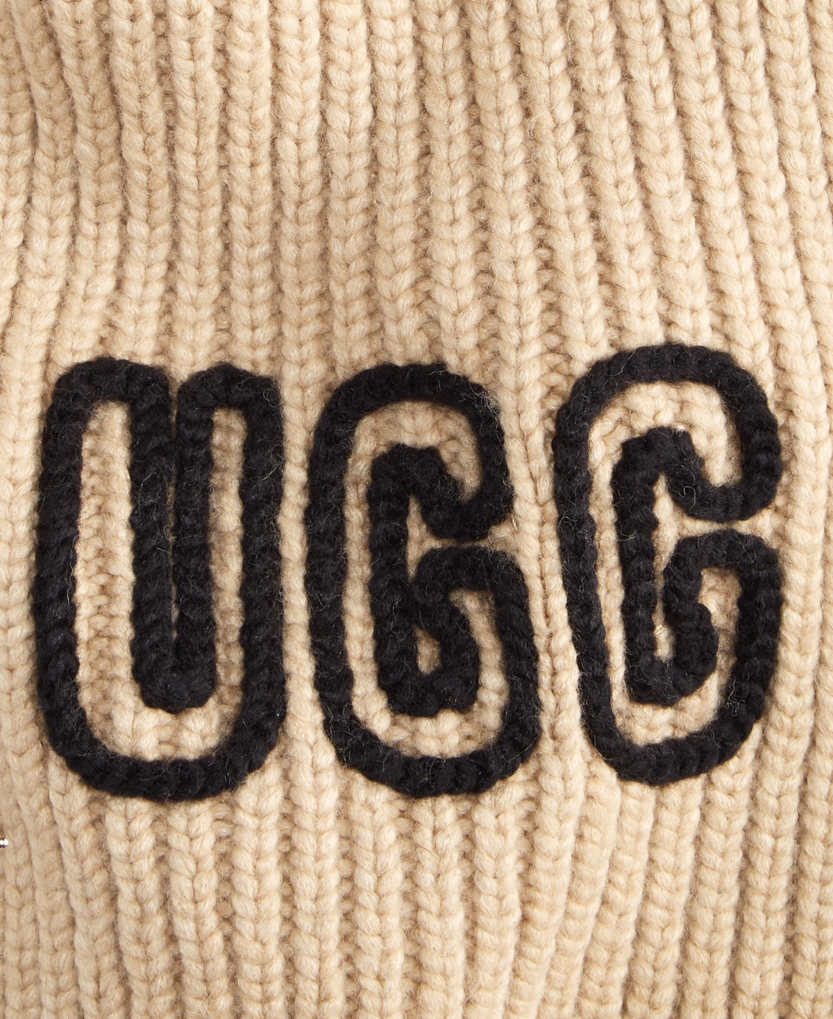 Ugg Crafted Chunky Rib Scarf In Gold