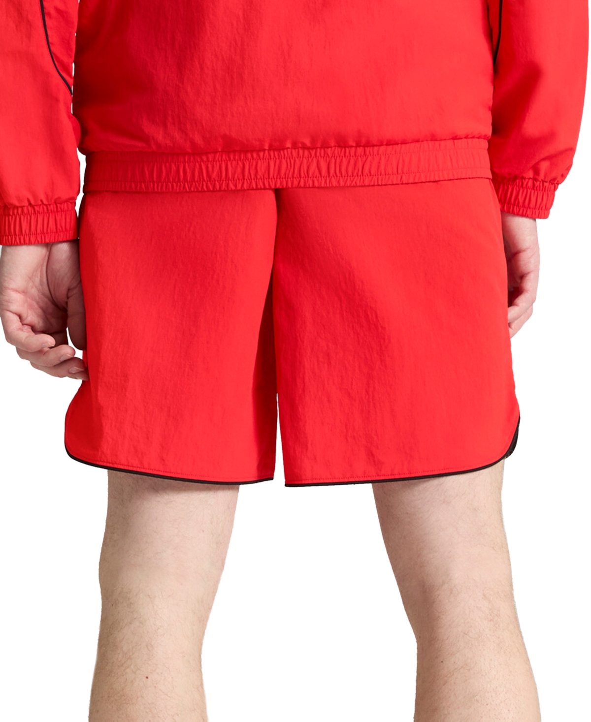 Puma Men's Woven Logo Sport Shorts In Red