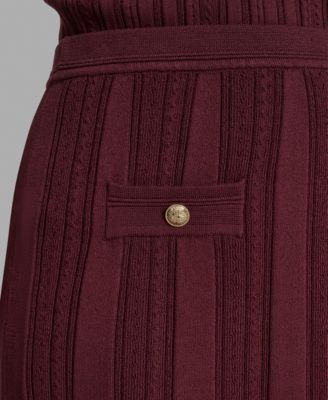 Women's Textured-Knit Mini Skirt