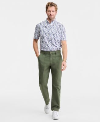 Men's Cotton Blend Relaxed Utility Pants
