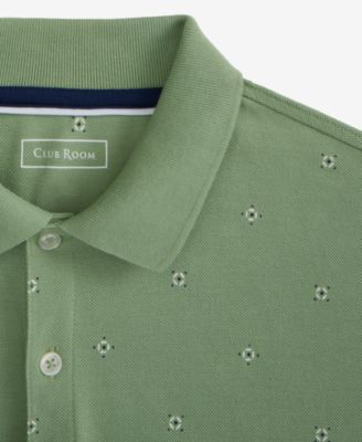 Men's Foulard-Print Piqu&eacute; Short-Sleeve Polo, Macy's Exclusive