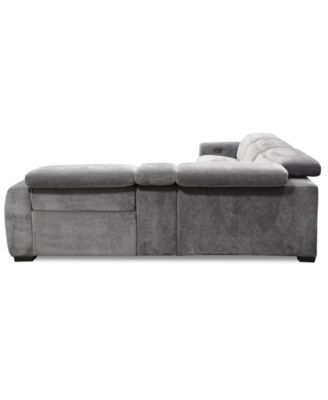 Brownell 5-Pc. L-Shape Sectional with 3 Power Motion Chairs & 1 Console, Exclusively at Macy's