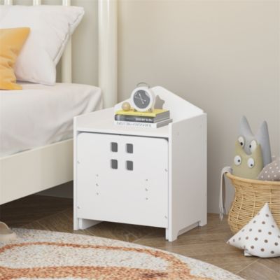 Wooden Toddler Table and Chair Set Kids Activity Table Step Stools with Blackboard & 3 Heights Adjustable