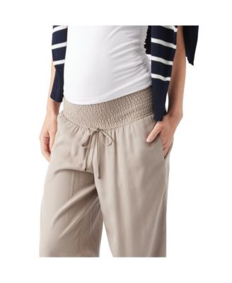Maternity Wide Leg Tencel Pant