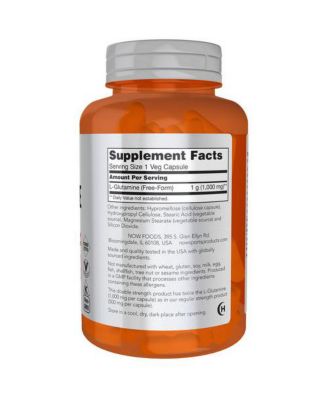 L-Glutamine ,1000 mg ,120 Caps