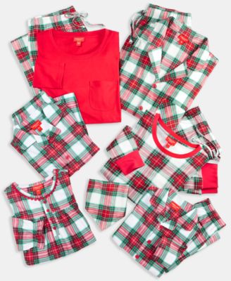 Merry Plaid Family Pajamas Collection, Macy's Exclusive