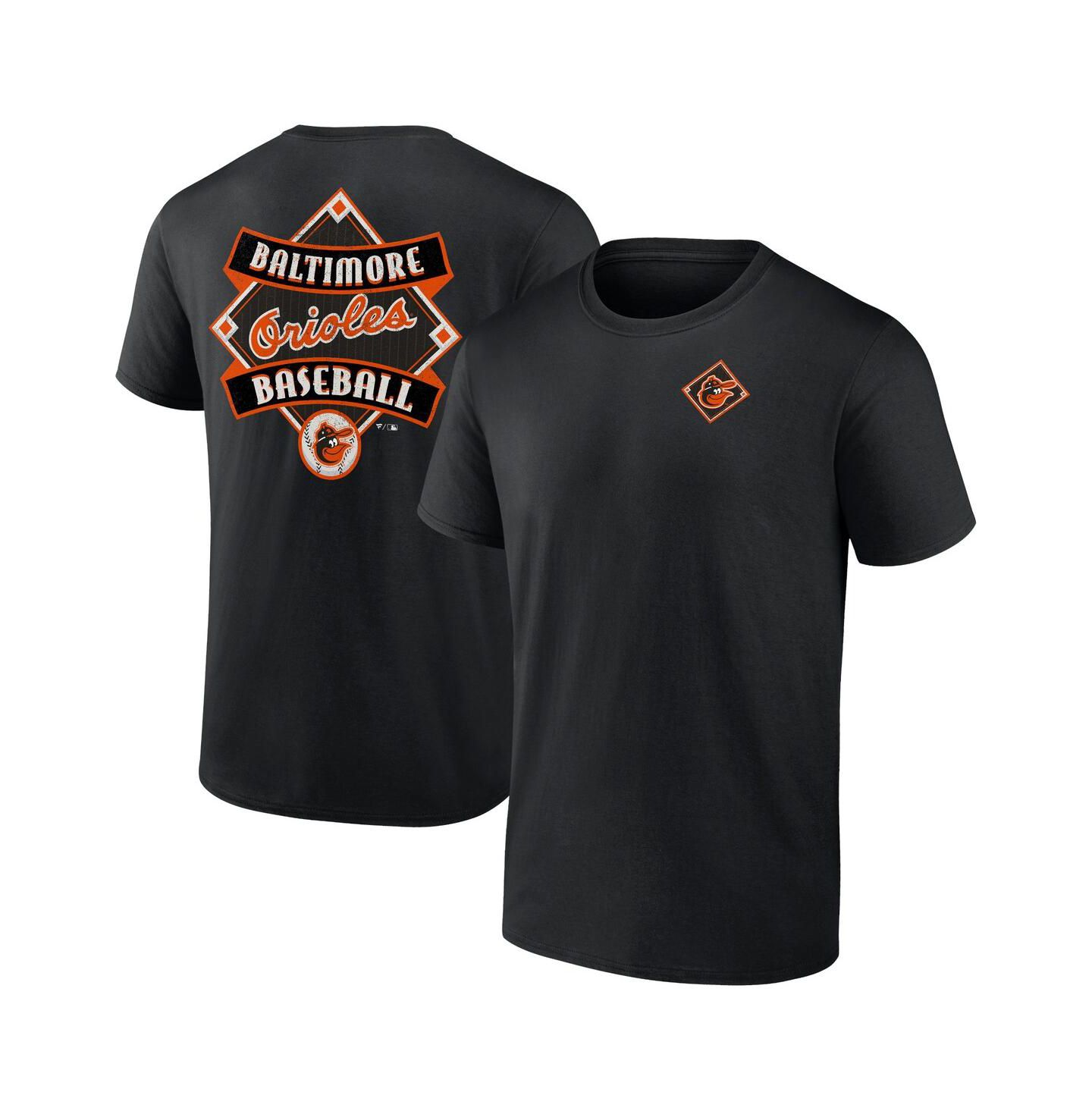 Мужская футболка Fanatics Mto Label Black Baltimore Orioles Field Play — фото 1