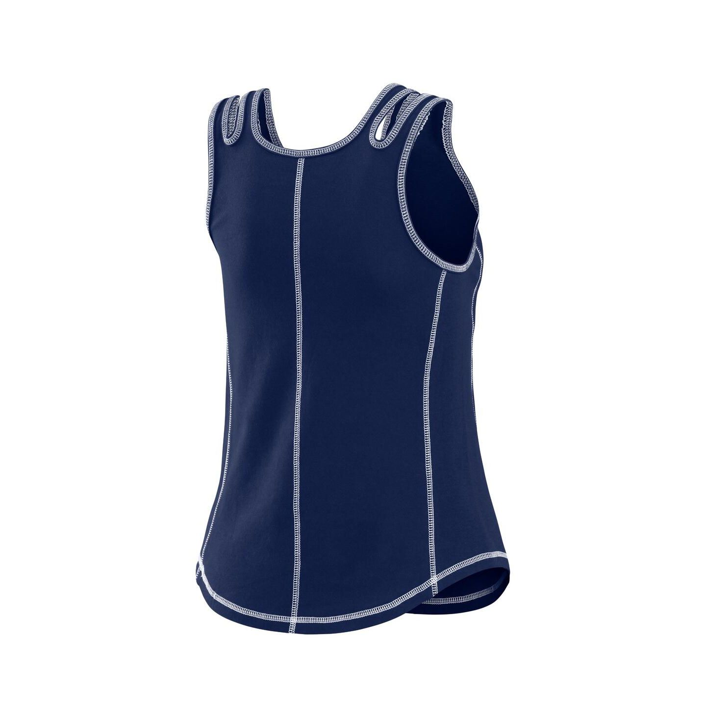Женский топ WEAR by Erin Andrews Navy Boston Red Sox Contrast Stitch — фото 3