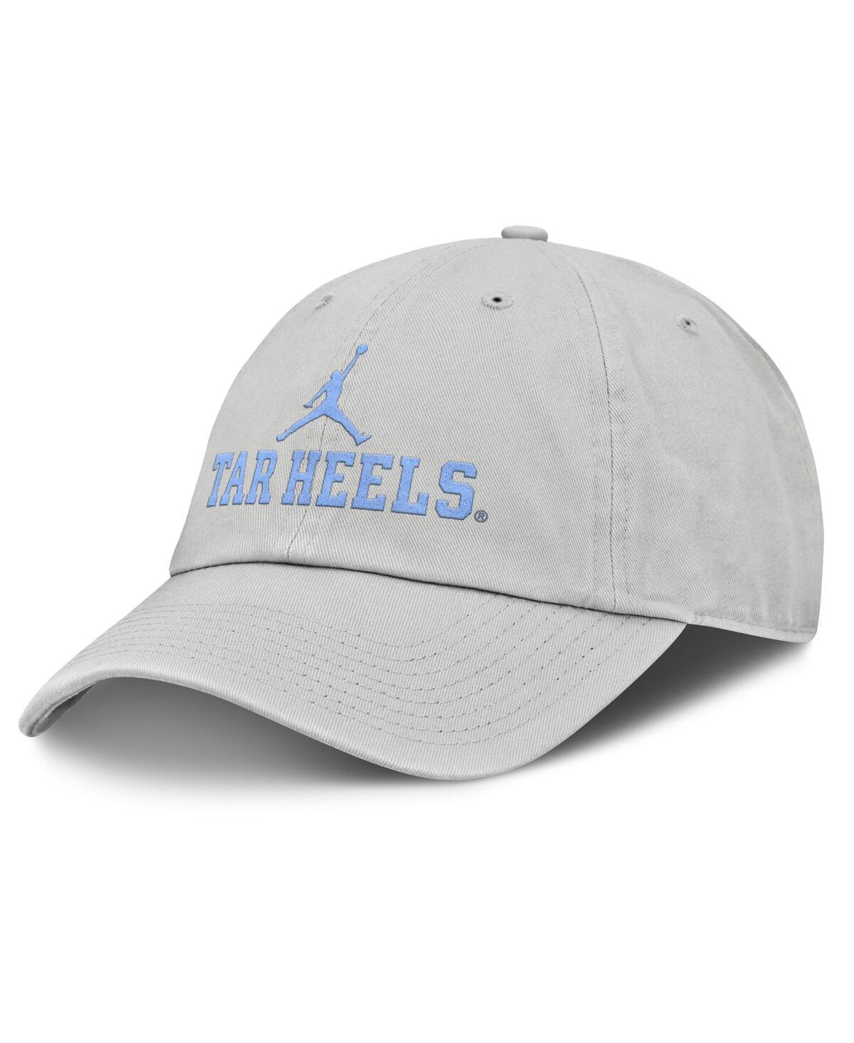 Jordan Men's Gray North Carolina Tar Heels 2025 On-field Gameday Club Adjustable Hat In Gray