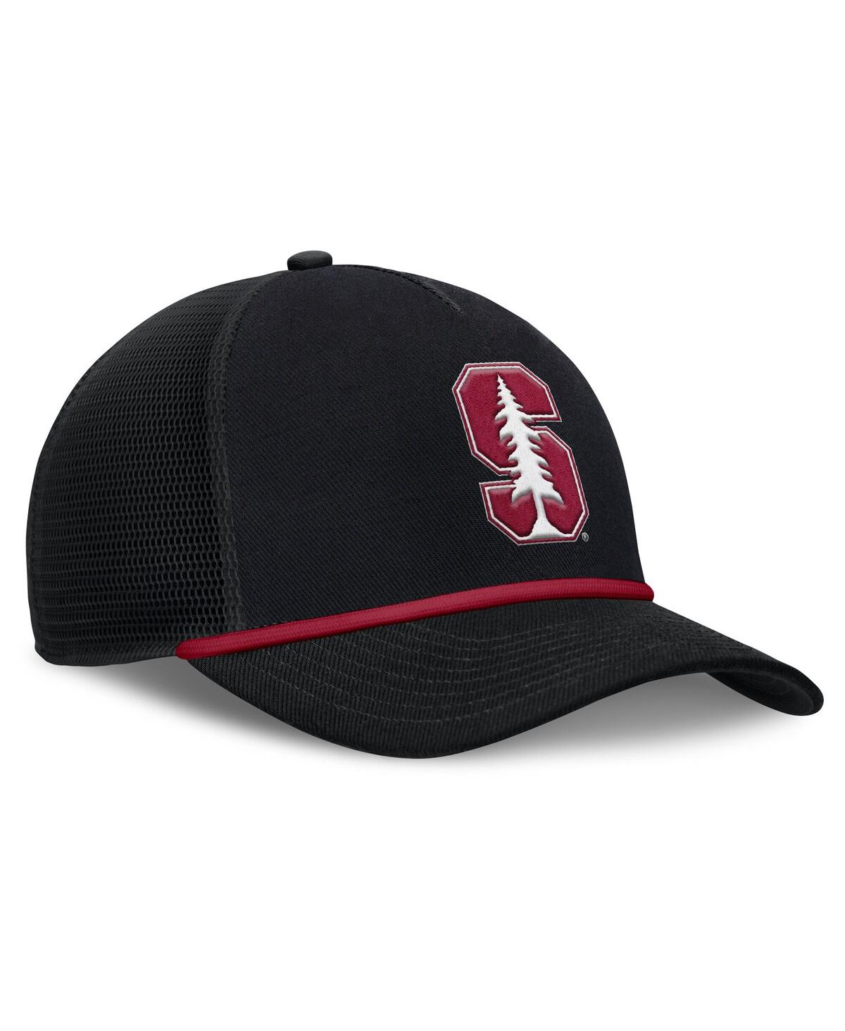 Nike Stanford Primetime Rise  Men's College Trucker Adjustable Hat In Black