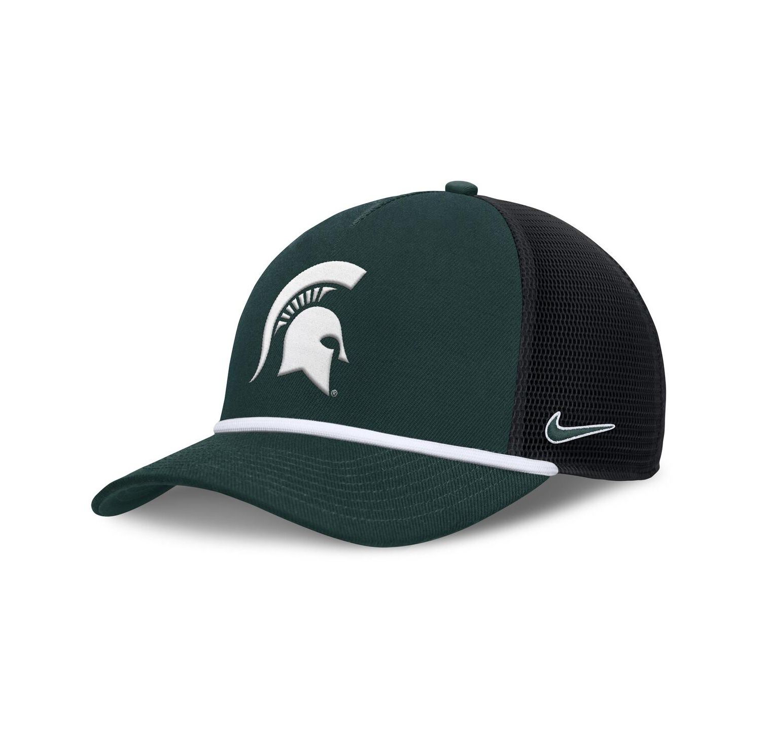 Men's Green Michigan State Spartans Rise Primetime Trucker Adjustable Hat