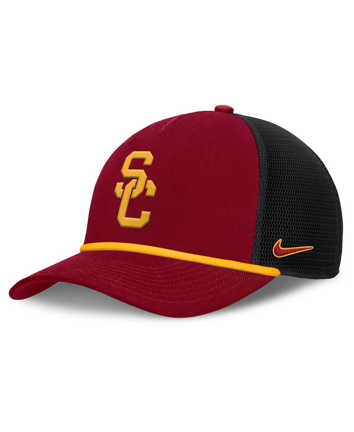 Nike Usc Primetime Rise  Men's College Trucker Adjustable Hat In Red