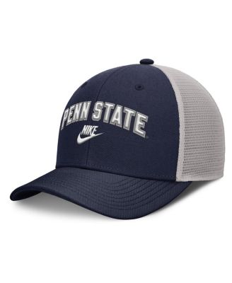 Nike - Men's Navy/Gray Penn State Nittany Lions Legacy Arch Rise Performance Trucker Adjustable Hat