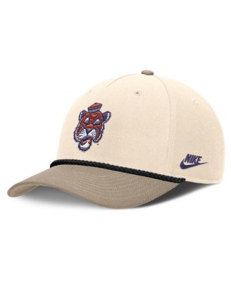 Nike - Men's Natural Clemson Tigers Rise Legacy Throwback Logo Adjustable Hat