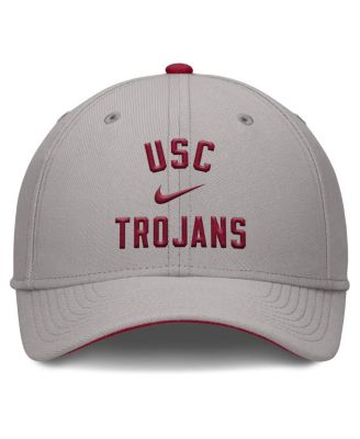 Men's Gray USC Trojans Rise Prep Performance Flex Hat