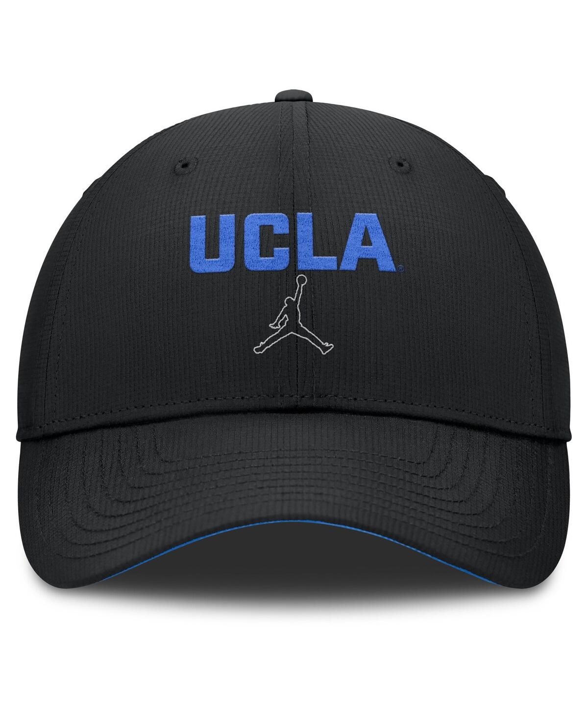 Jordan Men's Black Ucla Bruins Club Prep Performance Adjustable Hat In Black