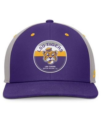 Men's Purple/Gray LSU Tigers Prep Pro Performance Snapback Hat