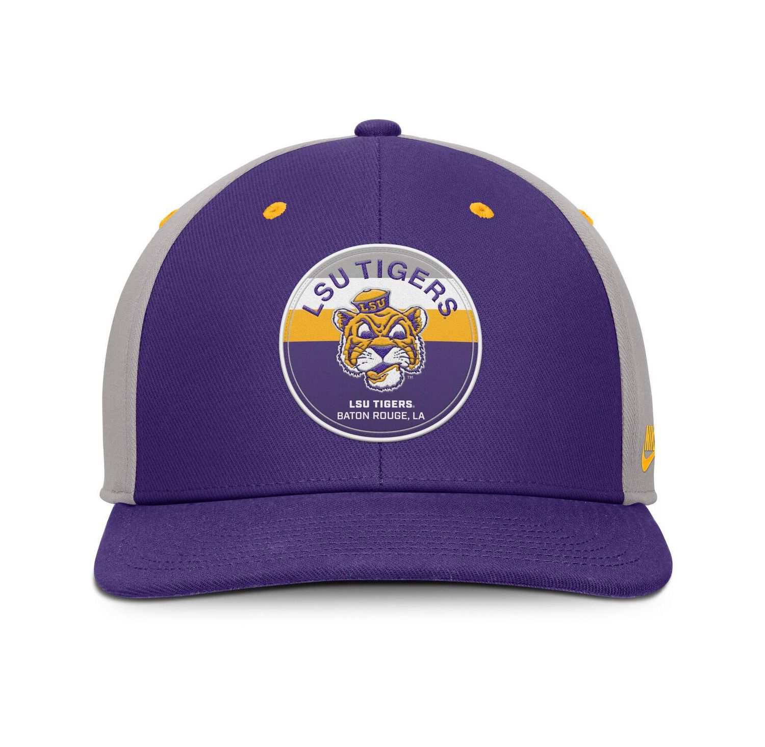Men's Purple/Gray LSU Tigers Prep Pro Performance Snapback Hat