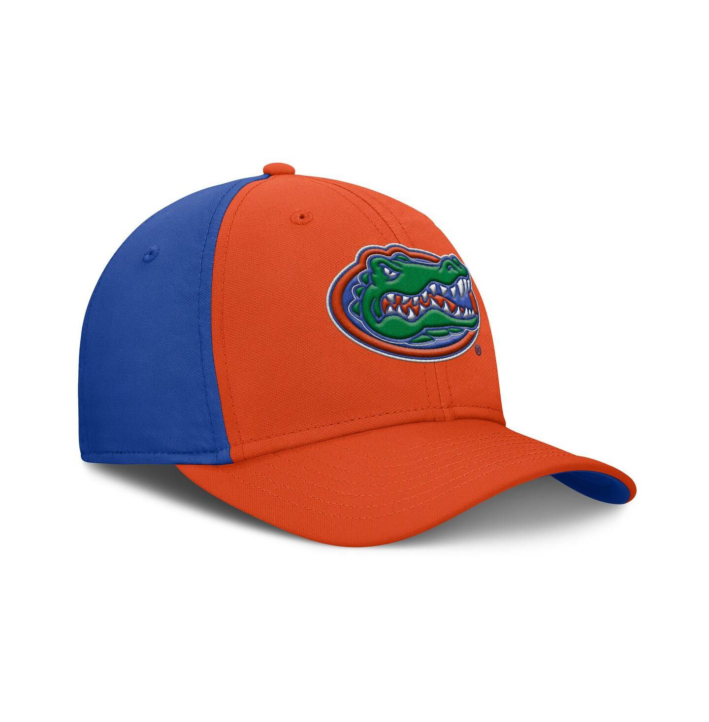 Мужская кепка Jordan Orange/Royal Florida Gators 2025 Sideline Rise Local Performance Flex Hat — фото 3