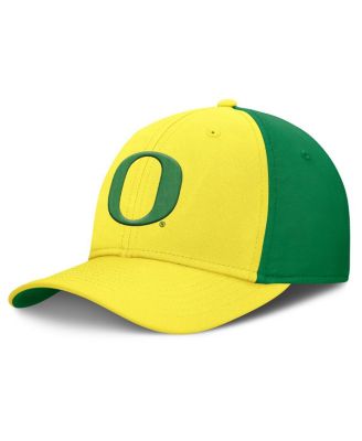 Nike - Men's Yellow/Green Oregon Ducks 2025 Sideline Rise Local Performance Flex Hat