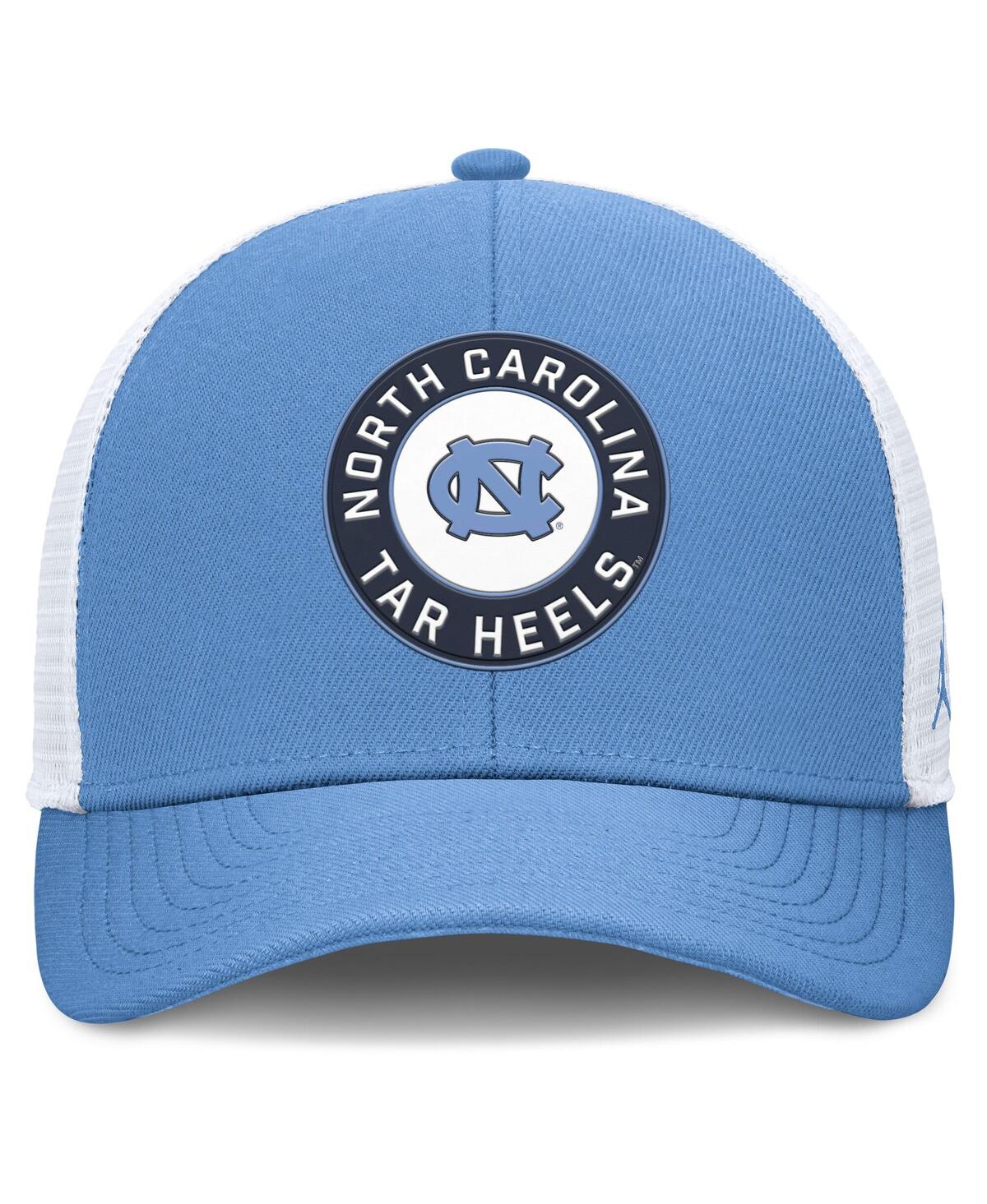 Jordan Men's Light Blue/white North Carolina Tar Heels Rise Primetime Performance Trucker Adjustable Hat In Multi