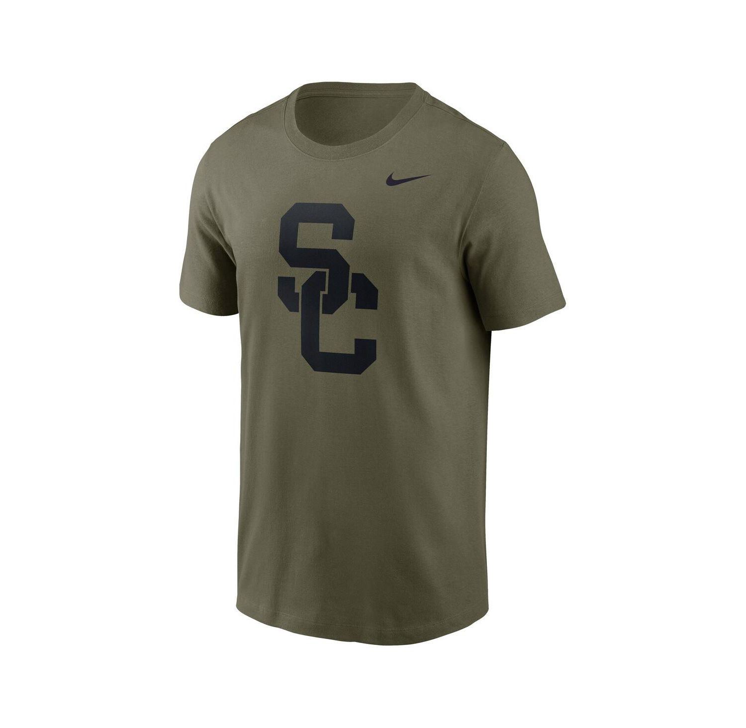 Men's Olive USC Trojans Primetime Logo Performance T-Shirt