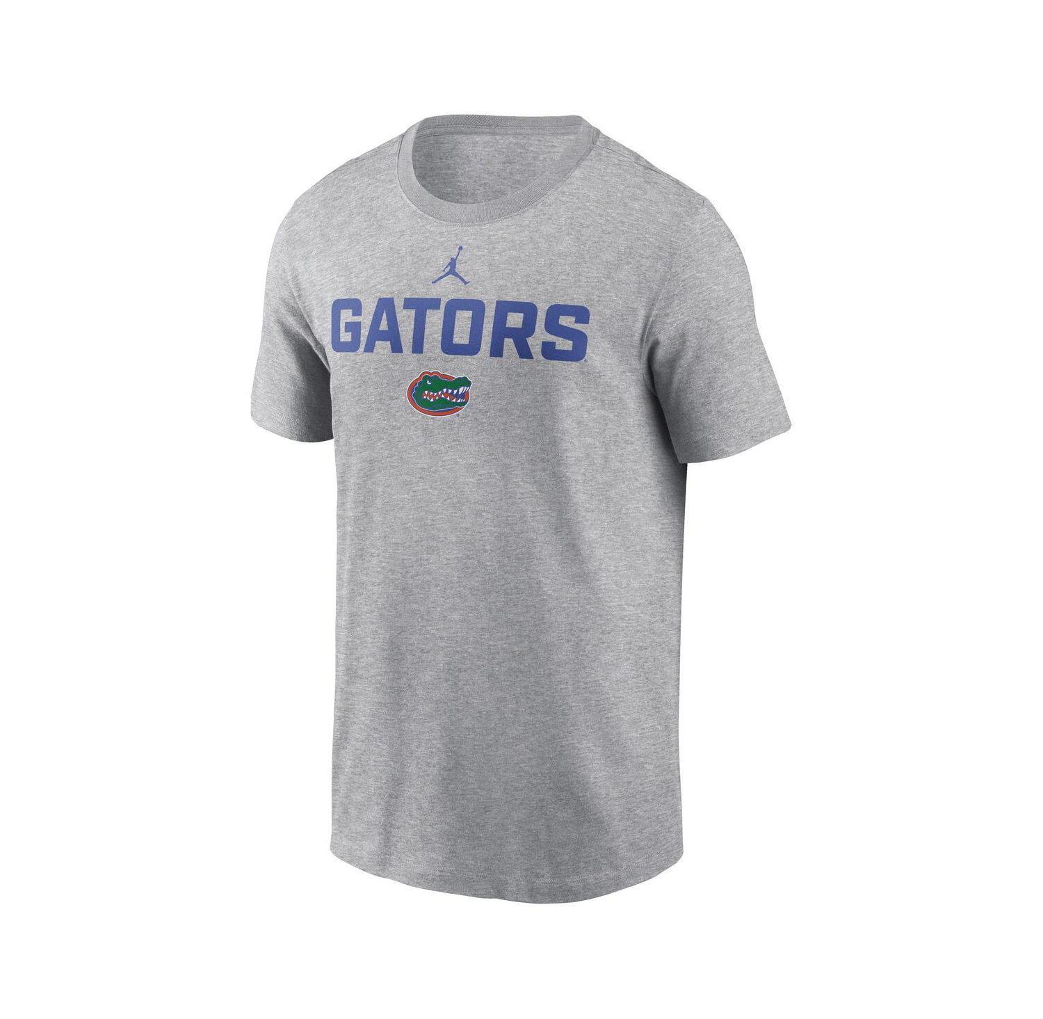 Men's Heather Gray Florida Gators Campus 2-Hit T-Shirt