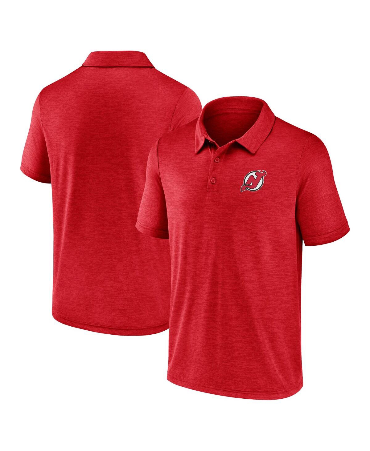 Men's Red New Jersey Devils Unstoppable Polo Shirt - Red