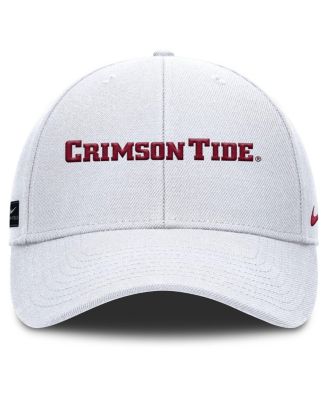 Men's White Alabama Crimson Tide 2025 On-Field Rise Performance Adjustable Hat