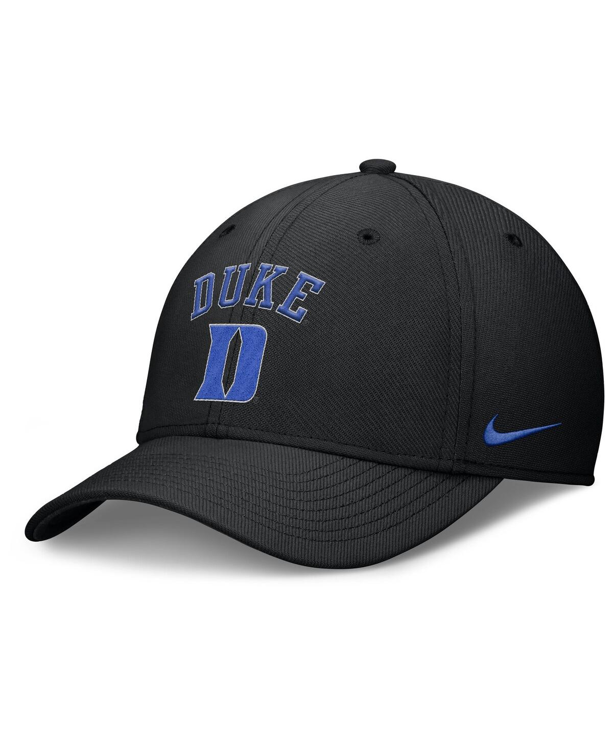Men's Black Duke Blue Devils 2025 On-Field Rise Performance Flex Hat - Black