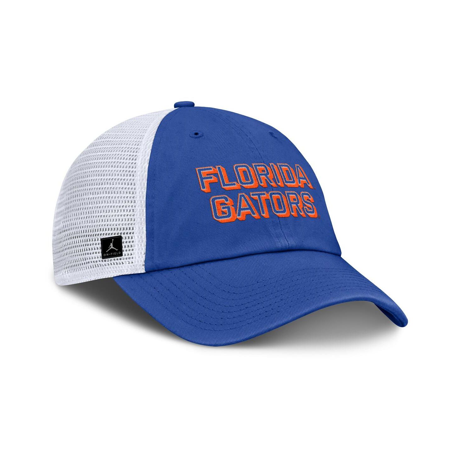 Мужская кепка Jordan Royal Florida Gators 2025 Gameday On-Field Club Adjustable Trucker Hat — фото 3
