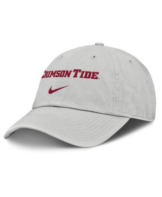 Nike - Men's Gray Alabama Crimson Tide 2025 On-Field Gameday Club Adjustable Hat