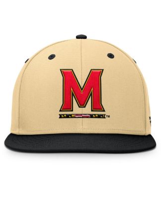 Men's Gold/Black Maryland Terrapins Balance Fitted Hat