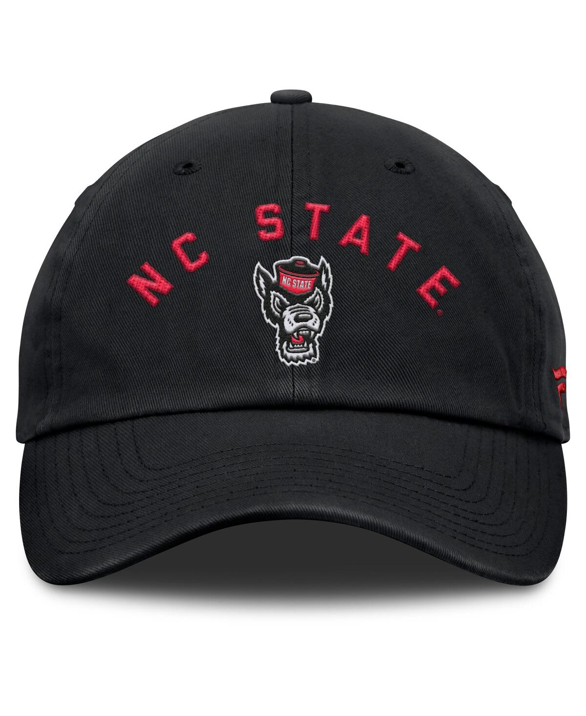 Fanatics Men's Black Nc State Wolfpack Myth Adjustable Hat In Black