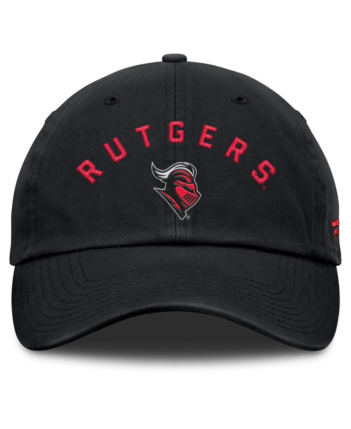 Fanatics Men's Black Rutgers Scarlet Knights Myth Adjustable Hat In Black