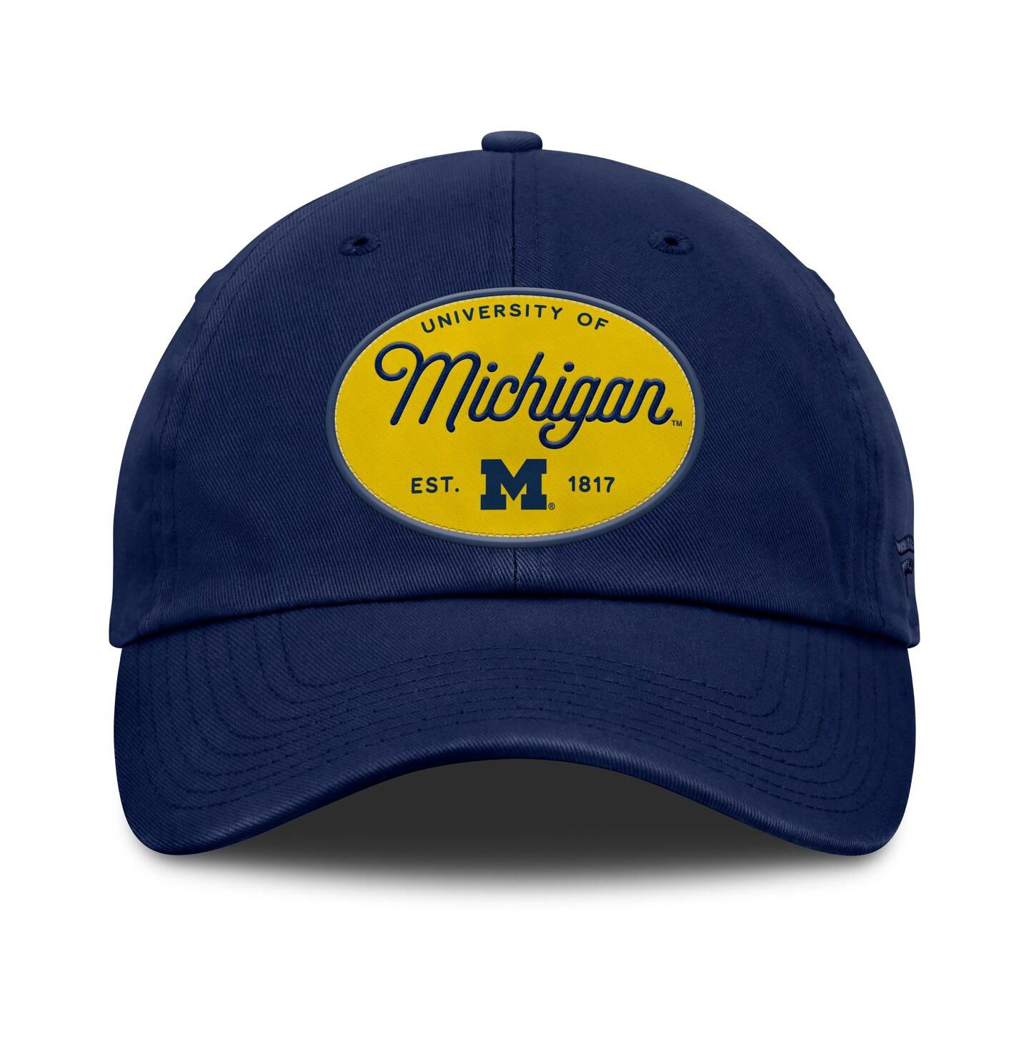 Женская кепка Fanatics Navy Michigan Wolverines Candid Adjustable Hat — фото 2