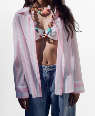 Women's Striped Cotton Shirt