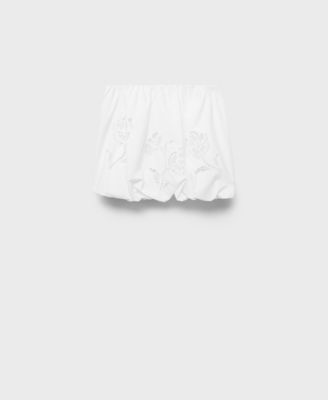 Women's Embroidered Balloon Skirt