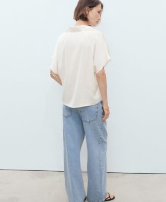 Women's Short Sleeve Fluid Shirt