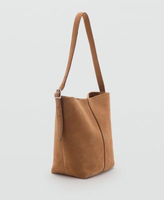 Women's Leather Bucket Bag