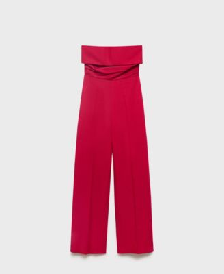Women's Long Strapless Jumpsuit