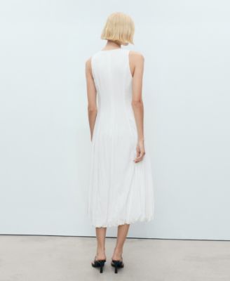 Women's Balloon Effect Long Dress