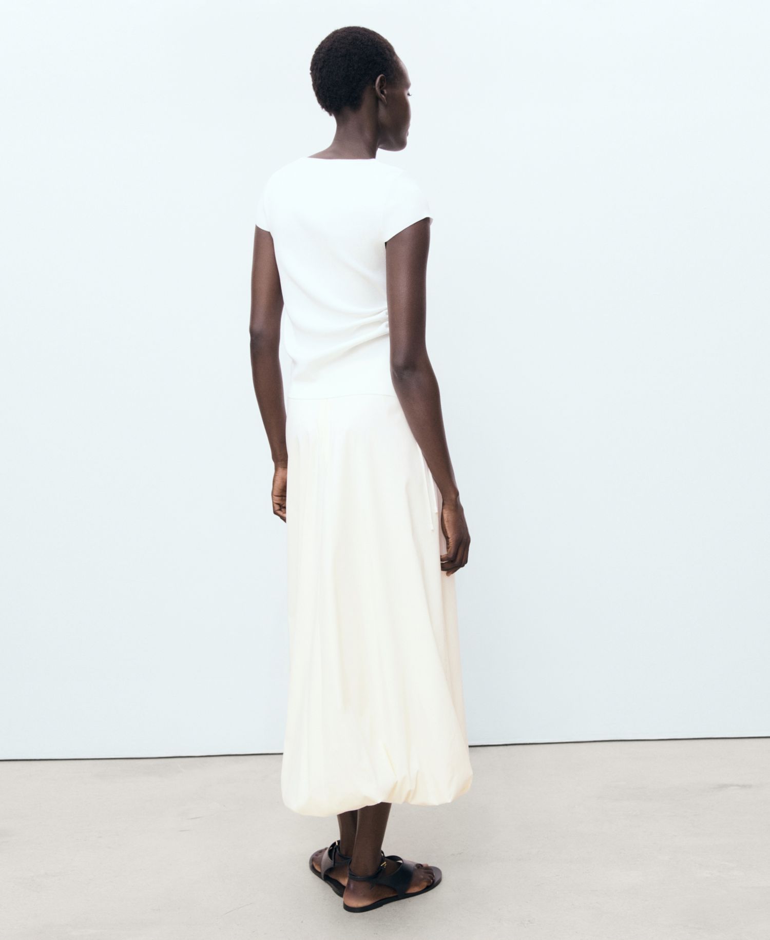 Women's Long Balloon Skirt