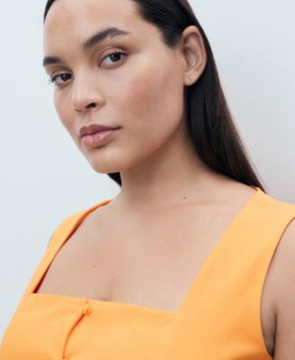 Women's Buttons Cotton Top