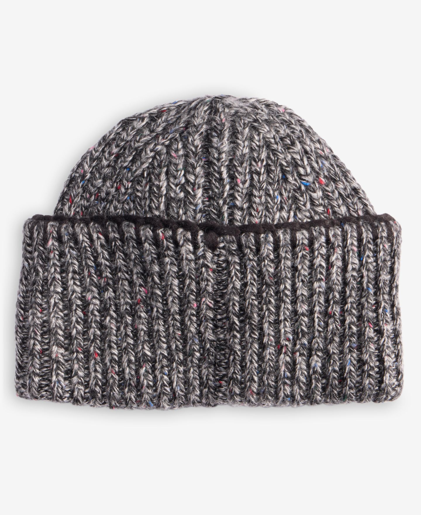 Мужская шапка UGG® Wide Cuff Confetti Beanie, цвет: Чёрный / Разноцветный — фото 2