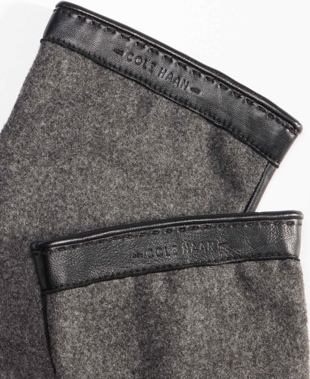 Cole Haan Men's Woven-Back Gloves
