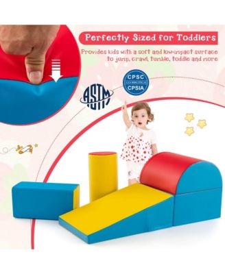 Toddler 5PCS Climb & Crawl Activity Playset Soft Foam Block Play Structure
