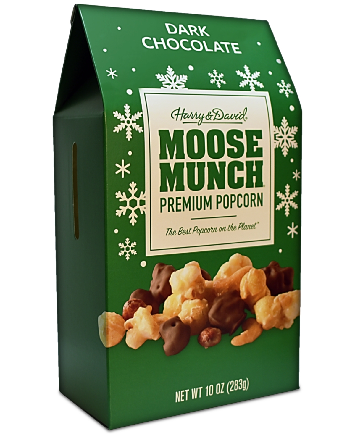Harry & David Dark Chocolate Moose Munch Gable Box, 10-oz. In Transparent